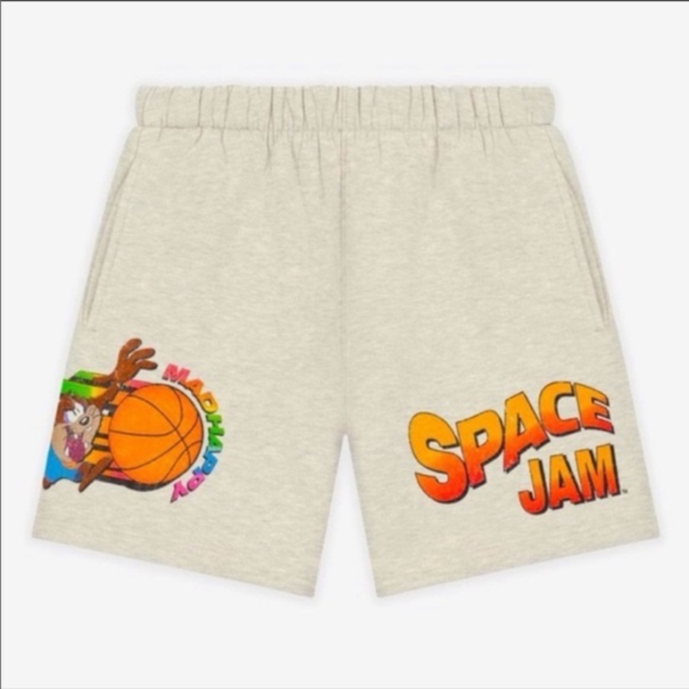Mad happy space Jam shorts